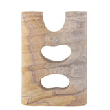 Bloomingville Lodi Kerzenhalter Natur Sandstein 25,5 cm skulptural