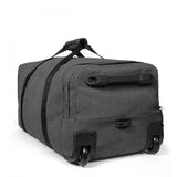 Eastpak LEATHERFACE M +, Reisetasche, Black Denim (grau), 69L, mit 2 Rädern