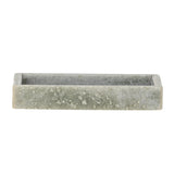 Bloomingville Majsa Tablett – grünes Marmor-Tablett, 17,5x10 cm, dekorativ & kompakt