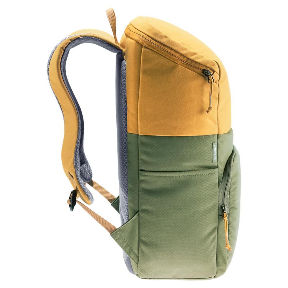 Deuter Overday, Kinderrucksack, khaki-cinnamon (grün), 15L, für Kinder ab 10 Jahre