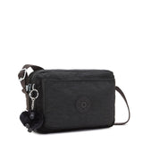 Kipling ABANU M, Mittelgroße Umhängetasche, Black Noir (schwarz), 4L, Schultertasche