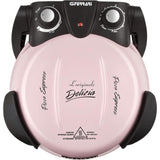 G3Ferrari elektrischer Pizzaofen Delizia Pizzamaker 1200 W für Pizza Ø 31cm icy pink Pizzamaker mit feuerfestem Naturstein rosa Limitierte Edition