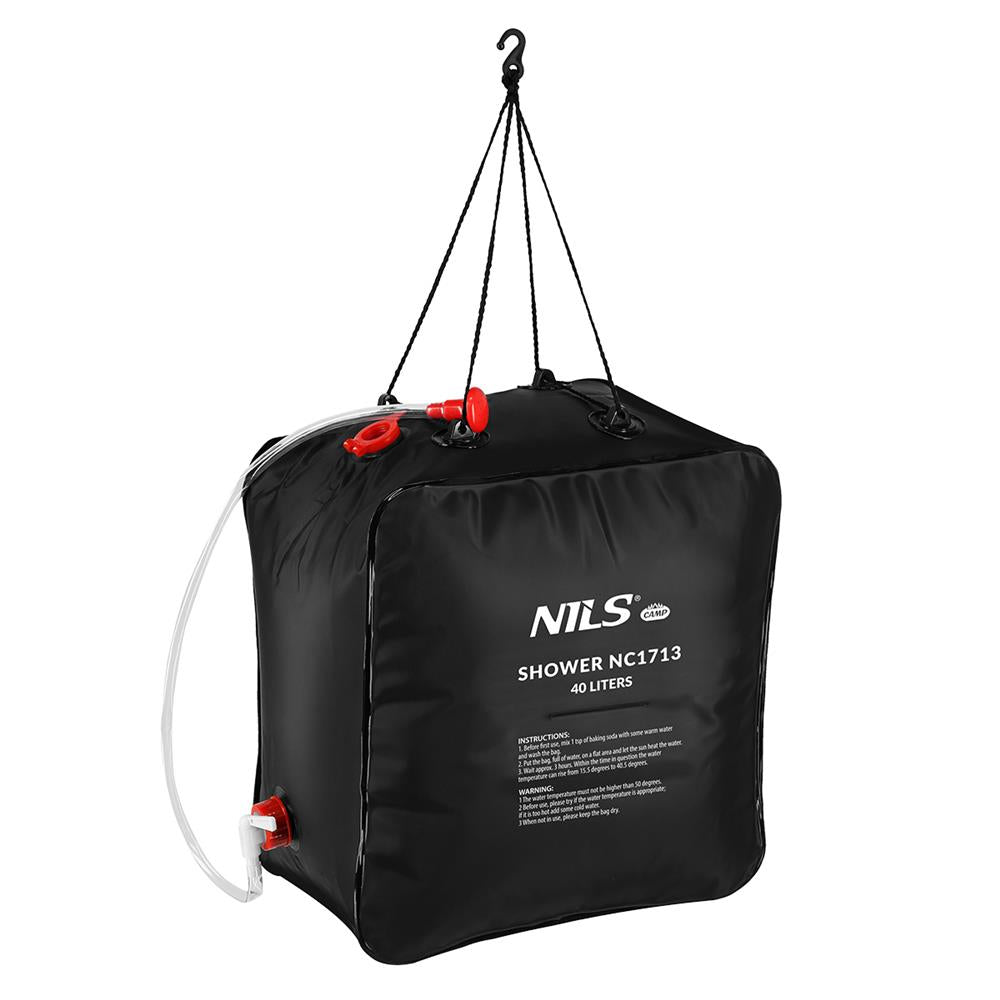 NILS CAMP Campingdusche 40L Solardusche Outdoor Reise Garten Camping