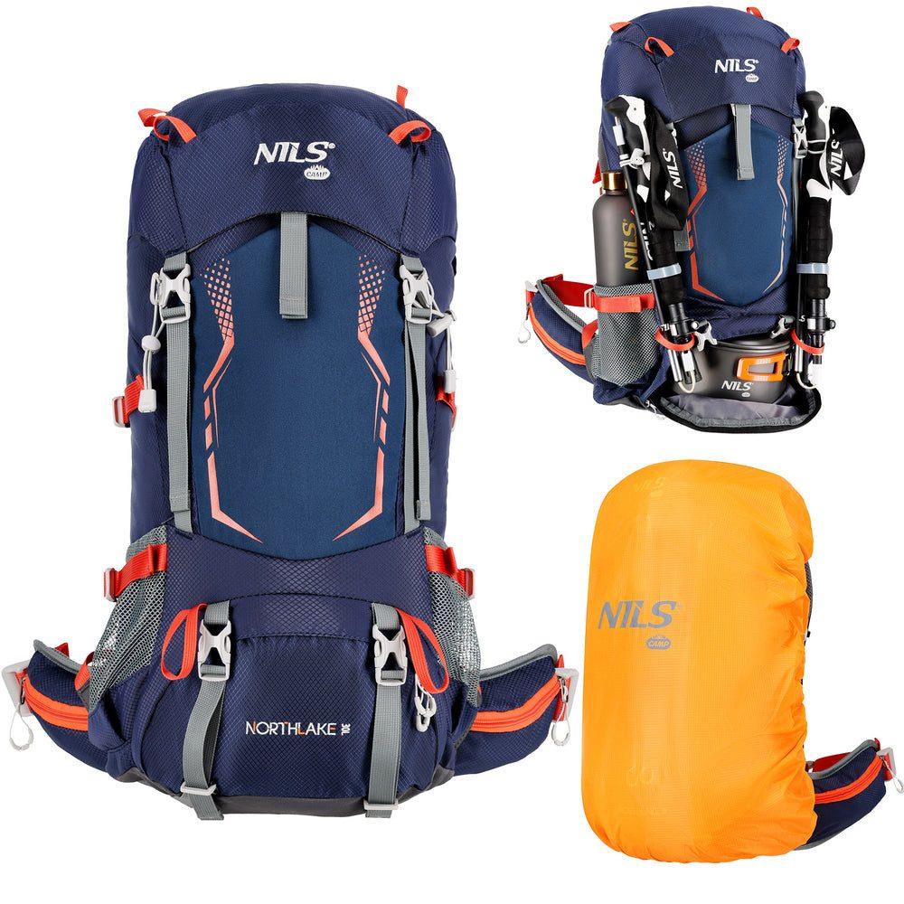 NILS CAMP Northlake Rucksack 30+10L Wanderrucksack Trekkingrucksack Marine