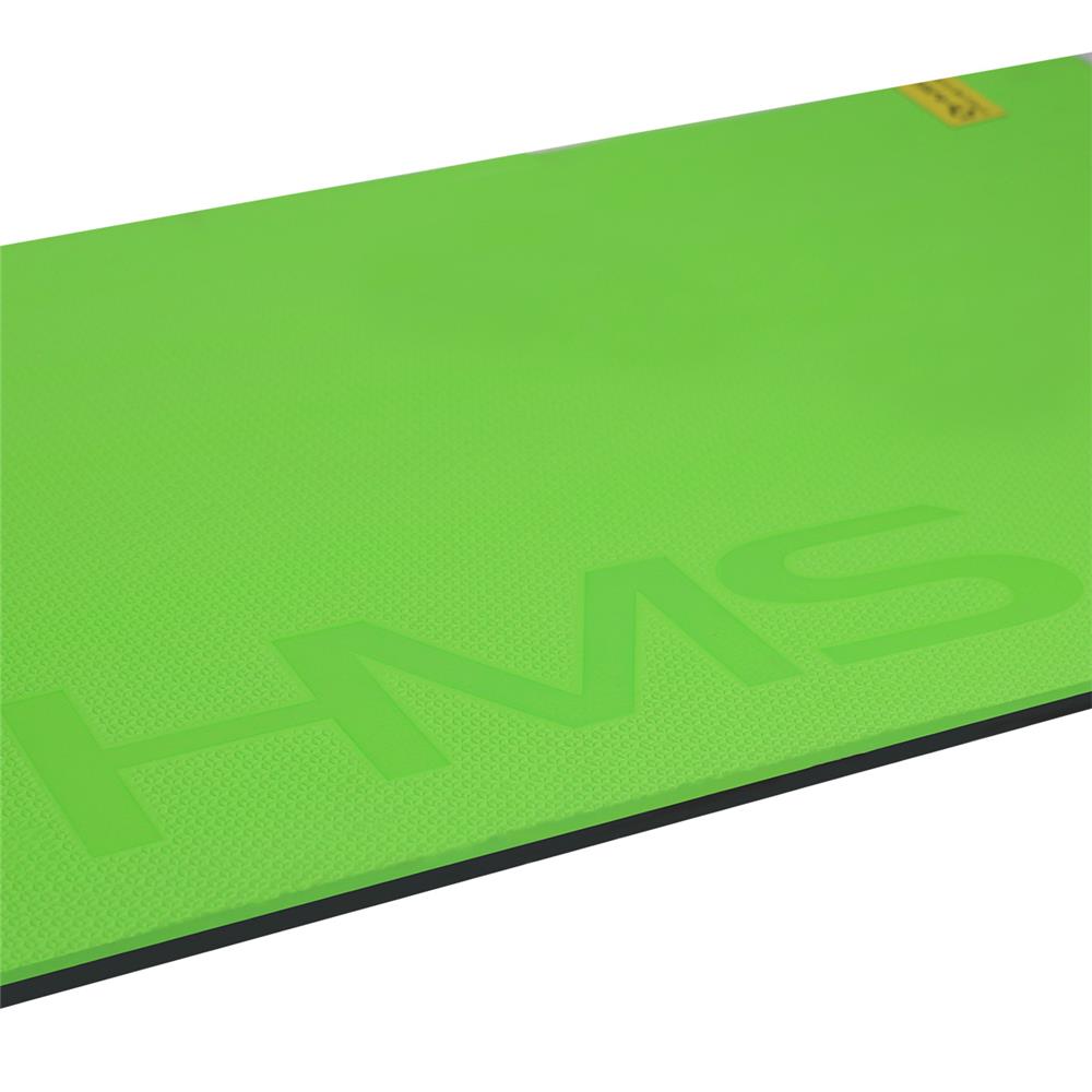 HMS Premium MFK01 Fitnessmatte 110x55 cm 15 mm Grün/Schwarz