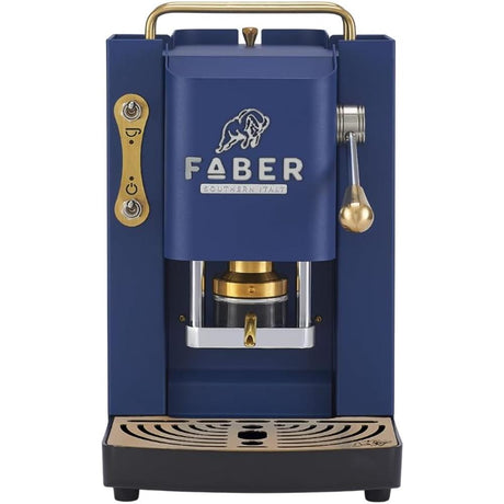 Faber Pro Deluxe 3.0 Navy Blue Messing ESE Pad Kaffeemaschine 44 mm