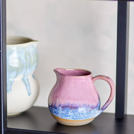 Bloomingville Paula Milchkännchen Rose Steingut D10,5xH10 cm – rosa Krug