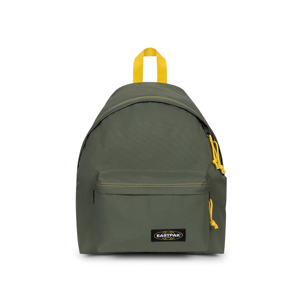 Eastpak PADDED PAK'R, Rucksack, KontrastKhakiYellow (grün), 24L, Laptopfach und Gepolstertes Rückenteil