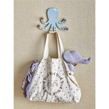 Bloomingville MINI Oswall Kleiderständer, 30x26x6 cm, in Blau, aus Lotusholz
