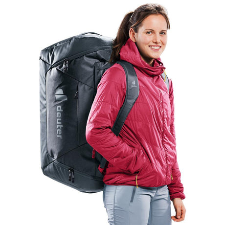 deuter Duffel Pro 60, Reisetasche, black (schwarz), auch als Rucksack tragbar