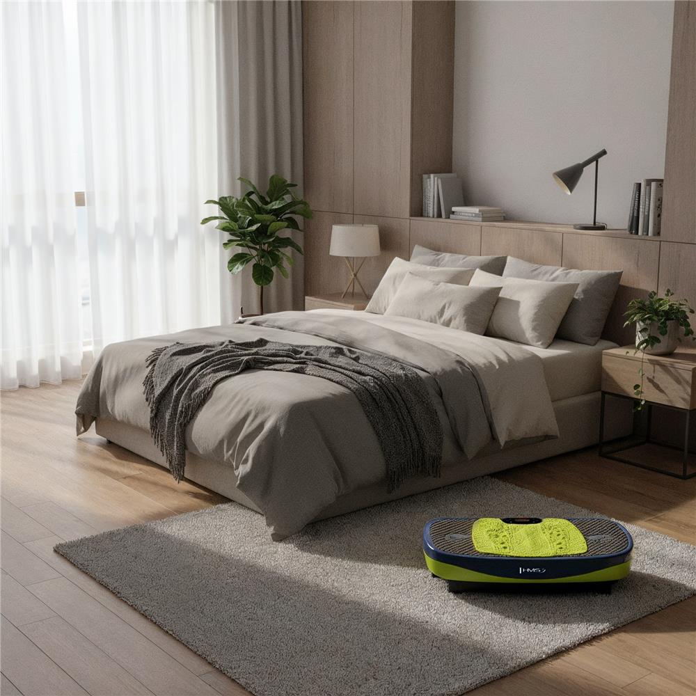 Vibrationsplatte mit 3D-Matte, Bluetooth und Lautsprecher | HMS SVP11