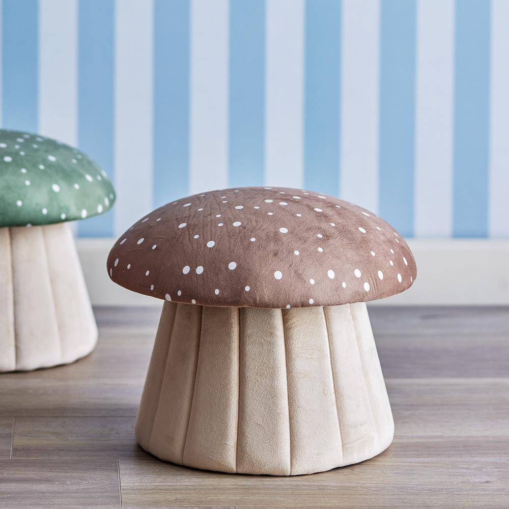Bloomingville Lue Pouf braun MDF 37 cm Sitzhocker