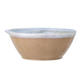 Bloomingville Evora Backschüssel Natur Steingut D35,5xH14 cm Backofenfest Küchenschüssel Salatschüssel