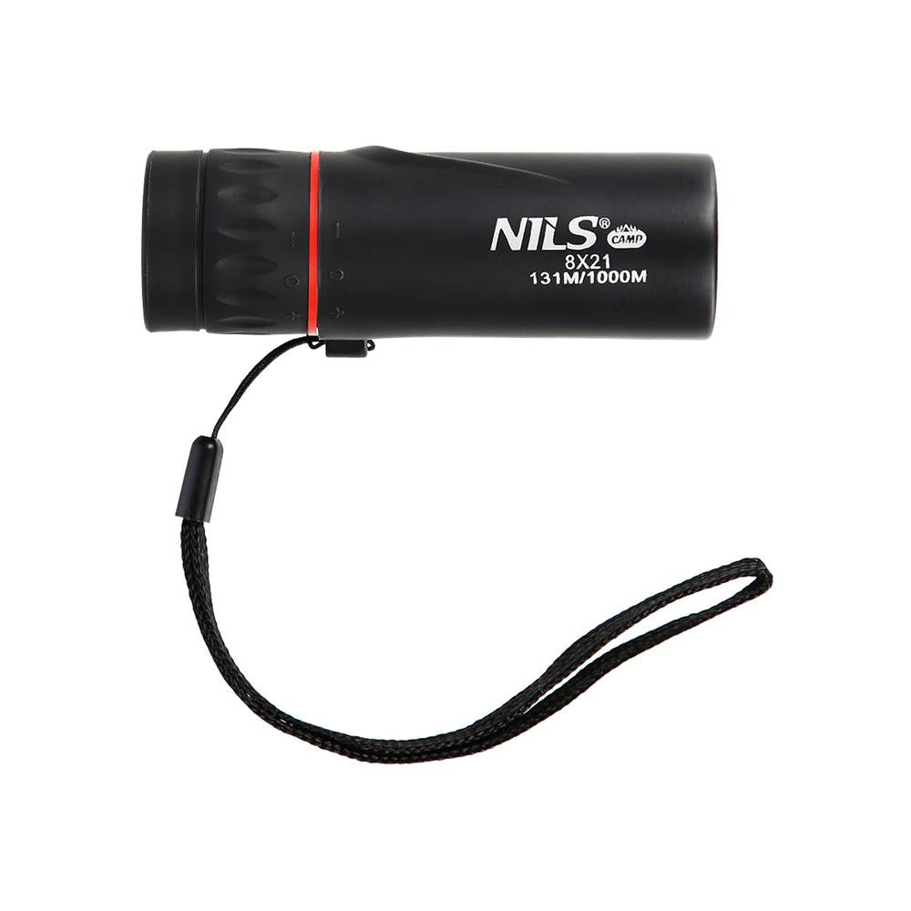 NILS CAMP Monokular 8x19 Fernglas Taschenfernrohr mit Tasche