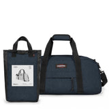 Eastpak STAND +, Kleine Reisetasche, Triple Denim (blau), 34L