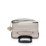 Kipling SPONTANEOUS S, Kleiner Reisekoffer, Metallic Glow (beige), 37,5L, Handgepäck, 4-Rollen