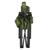 NILS CAMP Campingstuhl Grün - gepolsterter Klappstuhl mit Tasche für Camping, Garten & Angeln