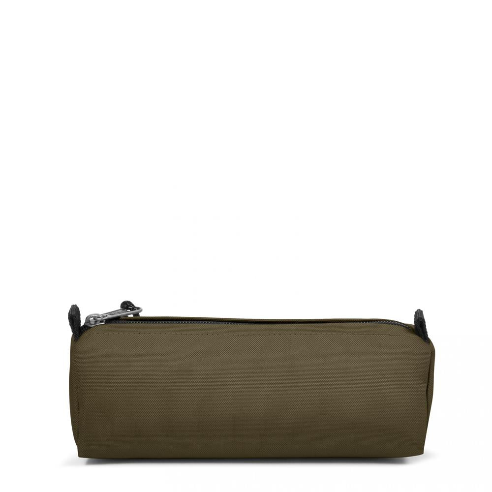Eastpak BENCHMARK SINGLE, Federmäppchen, Army Olive (grün), kleine Federmappe, Federtasche