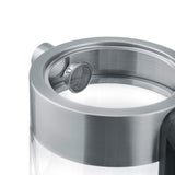 GRAEF Glas Wasserkocher WK300 1 Liter LED Beleuchtung Edelstahl drehbar Abnehmbarer Deckel | B-Ware