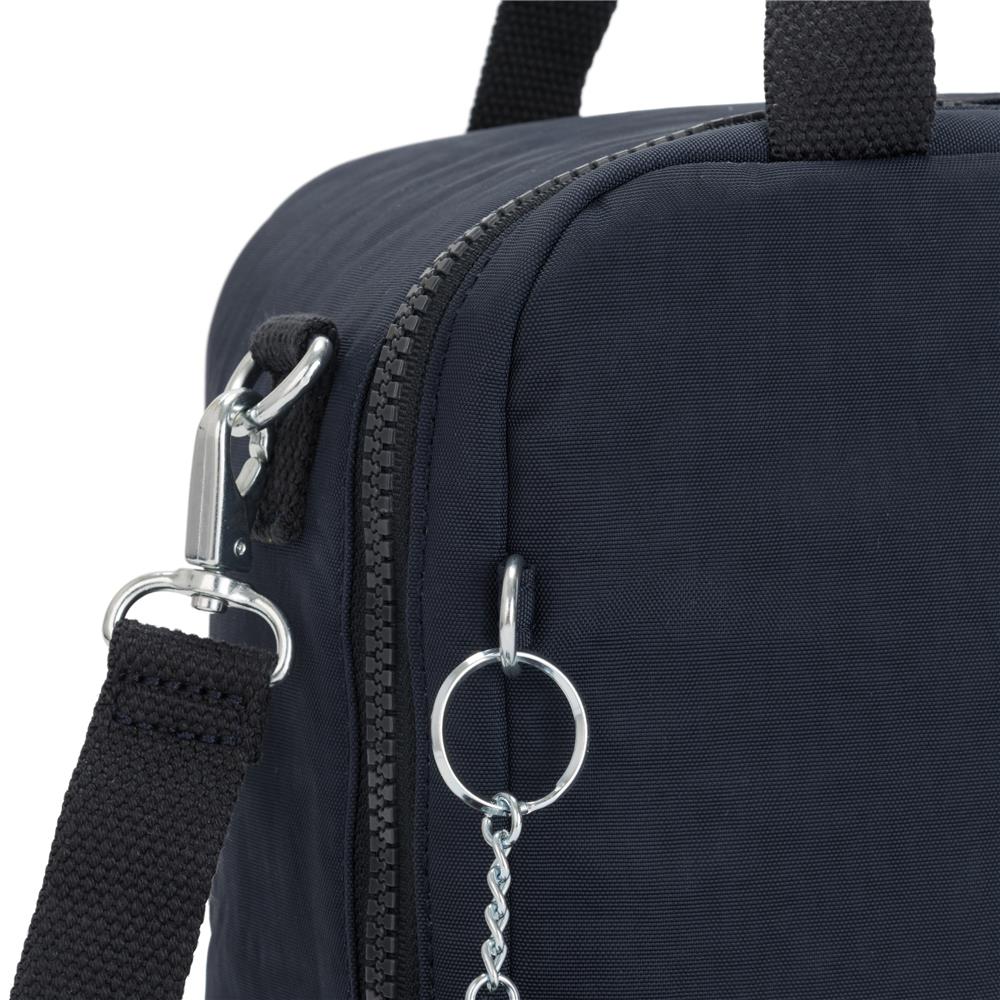 Kipling MIYO, isolierte Lunchbox Tasche mit Trolleyschlaufe, 8L, True Blue Tonal (blau)