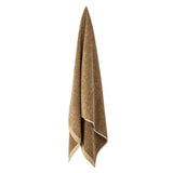Bloomingville Kahla Handtuch, Braun, Baumwolle, 140x70 cm, dänisches Design
