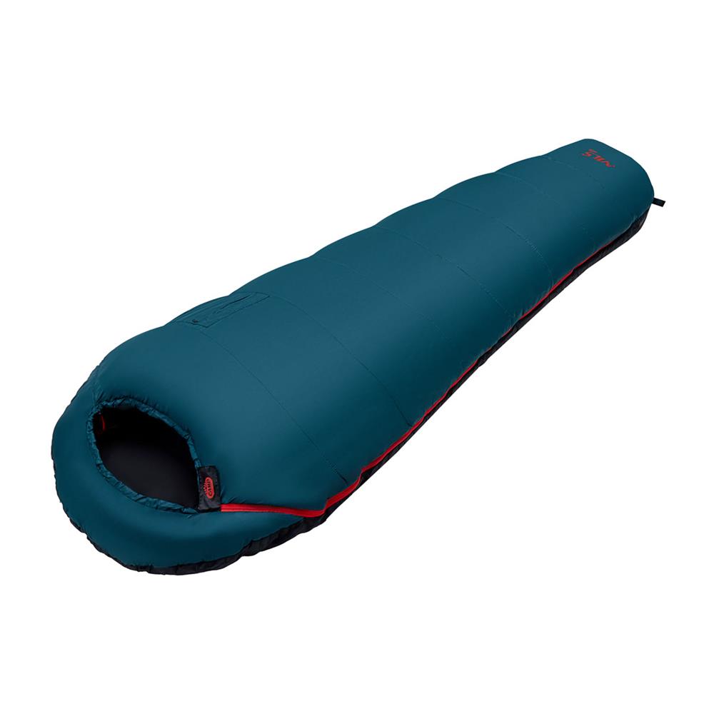NILS CAMP Mumienschlafsack in Dunkelgrün - warmer Schlafsack für Camping und Outdoor bis -13 °C