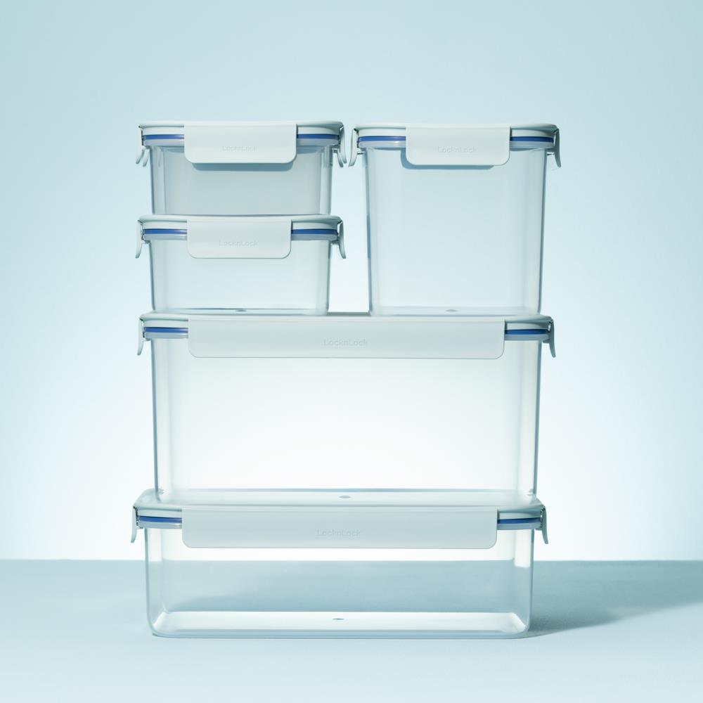 LocknLock Classic Plus Frischhaltedose 2 L Mint - Vorratsdose stapelbar auslaufsicher