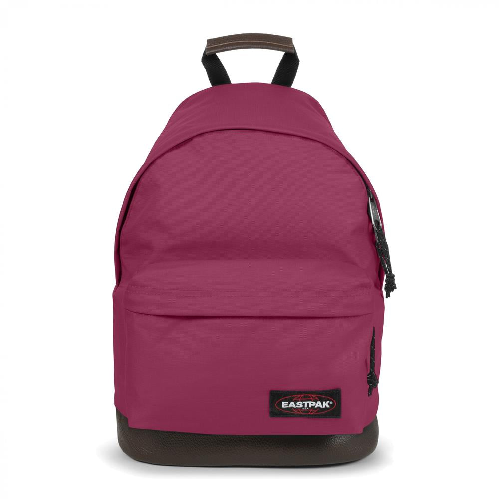 Eastpak WYOMING, Rucksack, Wine Burgundy (rot), 24L, mit Leder-Unterseite