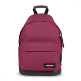 Eastpak WYOMING, Rucksack, Wine Burgundy (rot), 24L, mit Leder-Unterseite