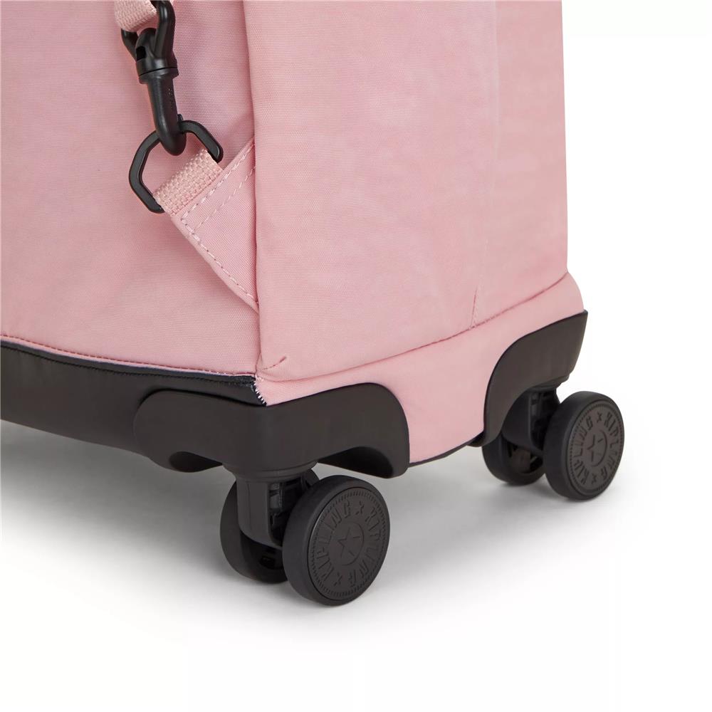 Kipling NEW ZEA, Großer Schulrucksack mit Rollen und Laptopfach, 26L, Bridal Rose (rosa)
