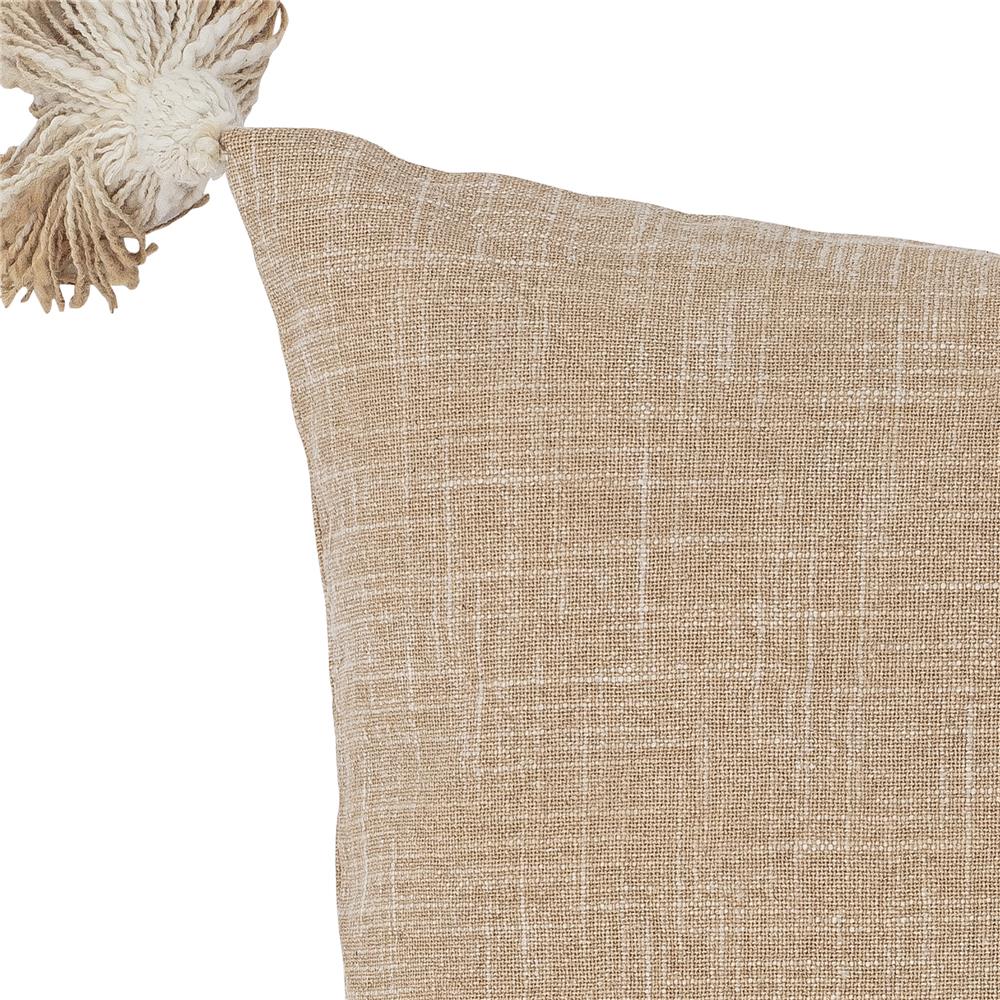 Bloomingville Siff Kissen, Natur, Baumwolle, 45 x 45 cm