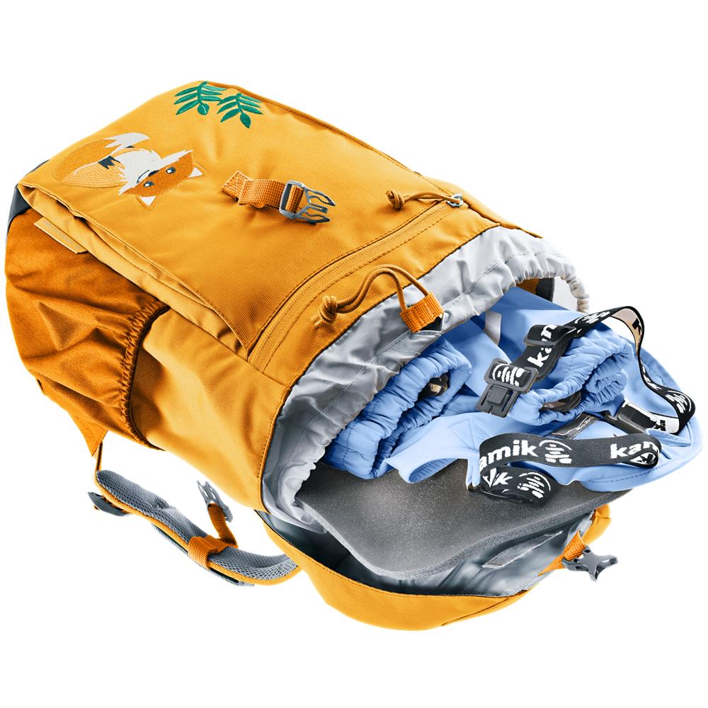 Deuter Waldfuchs, Kinderrucksack, amber-maple (orange), 14L, Kindergartenrucksack, Wanderrucksack