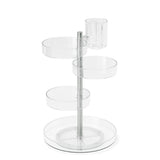 Umbra Pirouette Kosmetik-Organizer Drehbar Transparent Kunststoff 23 x 23 x 35 cm