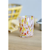 Bloomingville Lilya Trinkglas in Rosa, 335ml, aus Glas