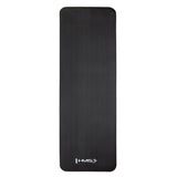 Yogamatte 183 x 61 x 1,2 cm Fitnessmatte Schwarz Gymnastikmatte rutschfest | HMS YM07