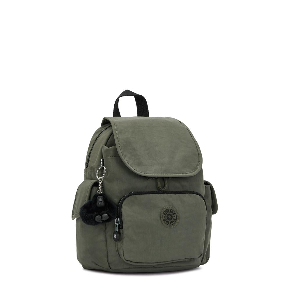 Kipling CITY PACK MINI, Extra kleiner Rucksack, Green Moss (grün), 9L, Kompakt & Stylisch
