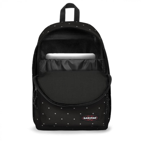 Eastpak OUT OF OFFICE, Rucksack, DotsBlackSilver (schwarz), 27L, mit Laptopfach