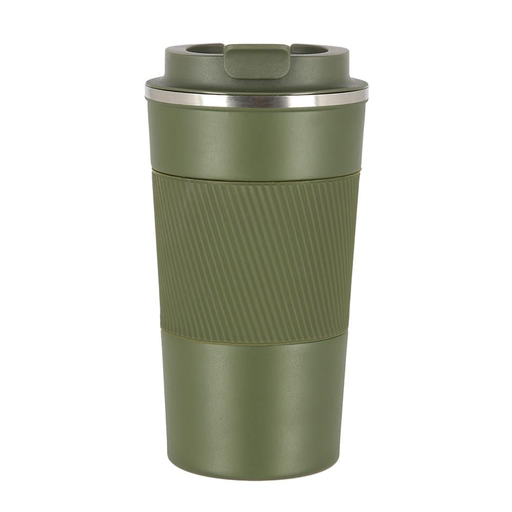NILS Thermobecher 500 ml Edelstahl grün auslaufsicher Coffee-to-go-Becher für Camping Reisen Alltag