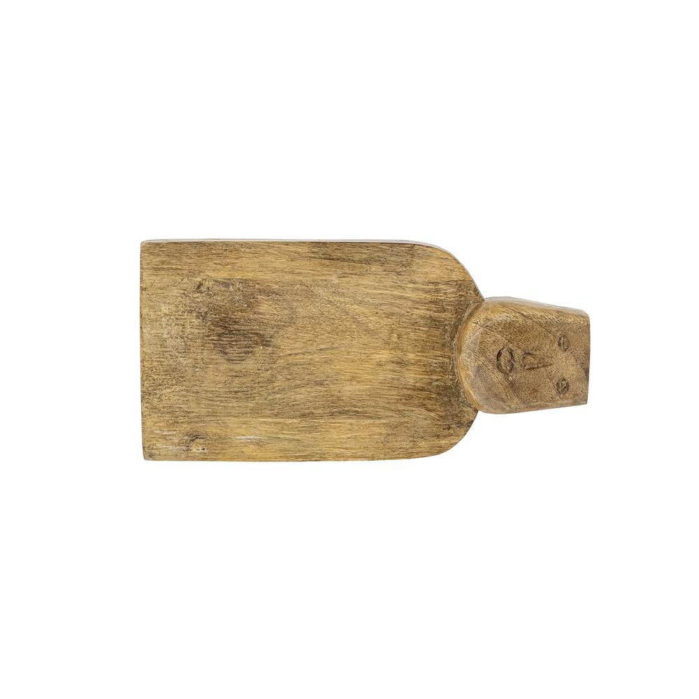 Bloomingville Brooklyn Servierbrett, rustikales Schneidebrett aus Mangoholz 25,5x12,7 cm