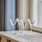 Bloomingville Misa Cocktailglas Klar Glas 4er Set Weihnachtsgläser 170 ml