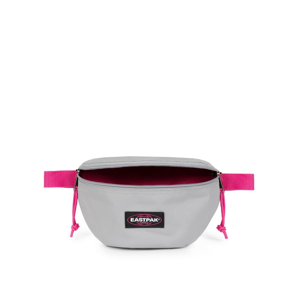 Eastpak SPRINGER, Kleine Umhängetasche, KontrastGreyPink (pink), 2L, Bauchtasche Gürteltasche
