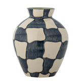 Bloomingville Check Vase Bunt Steingut Deko-Vase 20x24cm