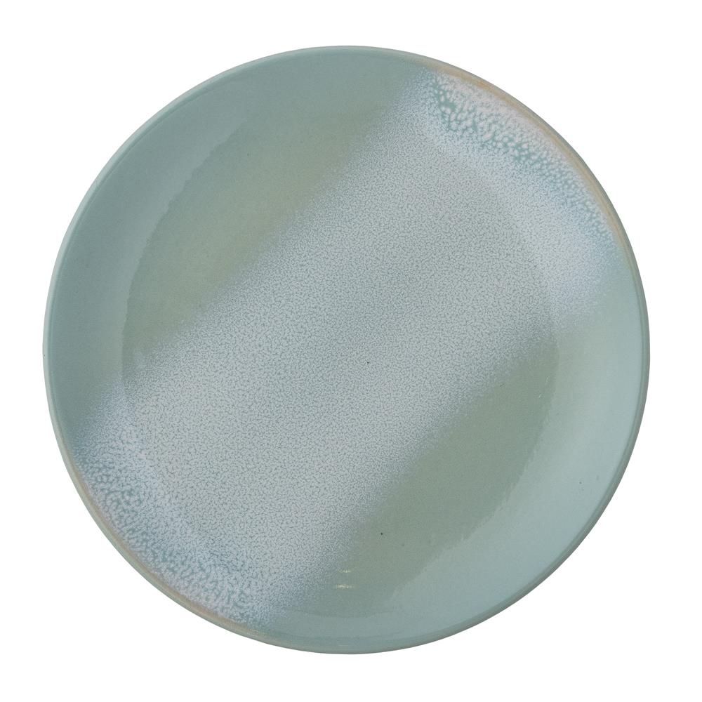 Bloomingville Safie Teller Grün 15cm Steingut spülmaschinenfest Dessertteller Kuchenteller