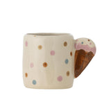 Bloomingville MINI Creamy Tasse Natur Steingut 255ml Kindertasse
