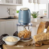 Ariete Vintage Zerkleinerer, Blau, Elektrischer Multizerkleinerer, 600ml, Retro Ice-Crusher