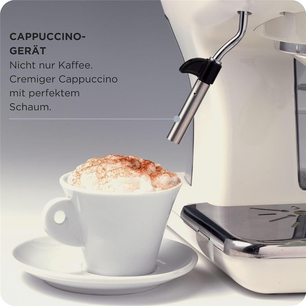 Ariete Vintage Espressomaschine, Grün, Siebträger Kaffeemaschine, 15 Bar