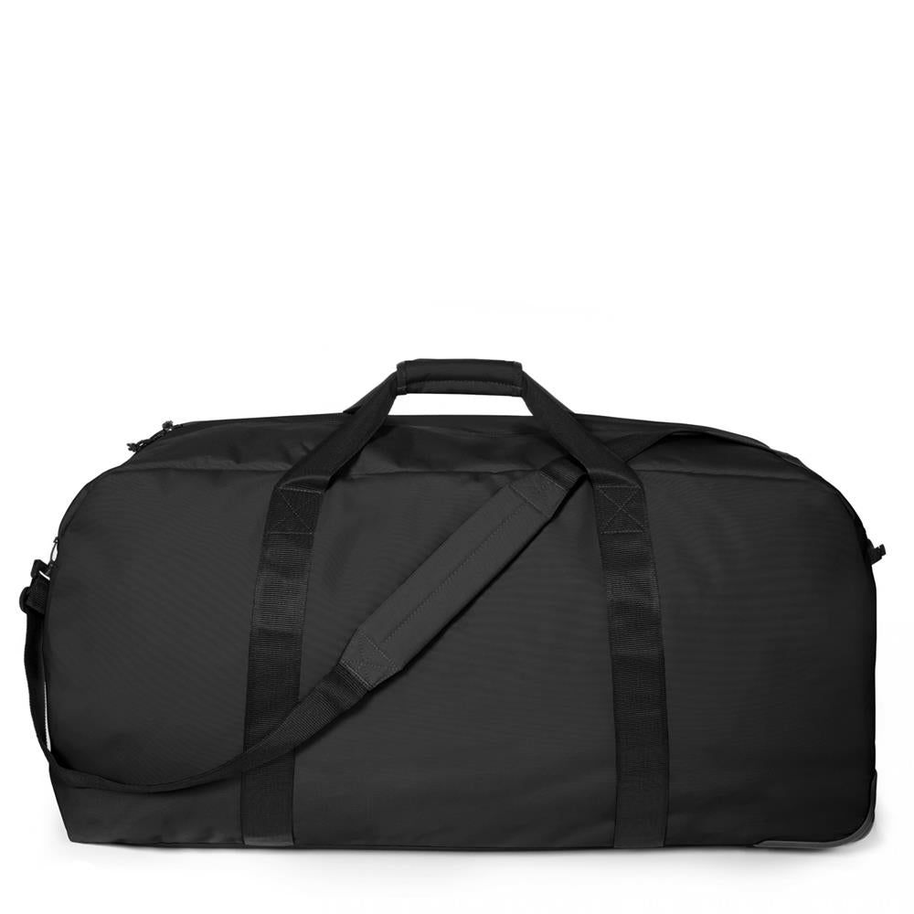 Eastpak WAREHOUSE +, Große Reisetasche, Black (schwarz), 135L, mit 2 Rädern