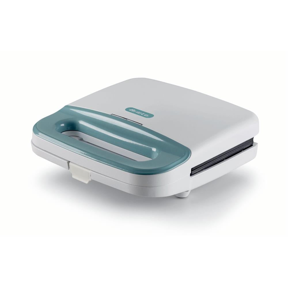 Ariete Breakfast Sandwich Maker, Weiß, Kontaktgrill für Sandwiches, Klassisches Design