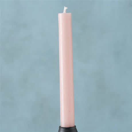 BOLTZE Stabkerze Melia hellrosa 4 Stück 20cm Kerzen Wachskerzen Leuchterkerzen Tafelkerzen