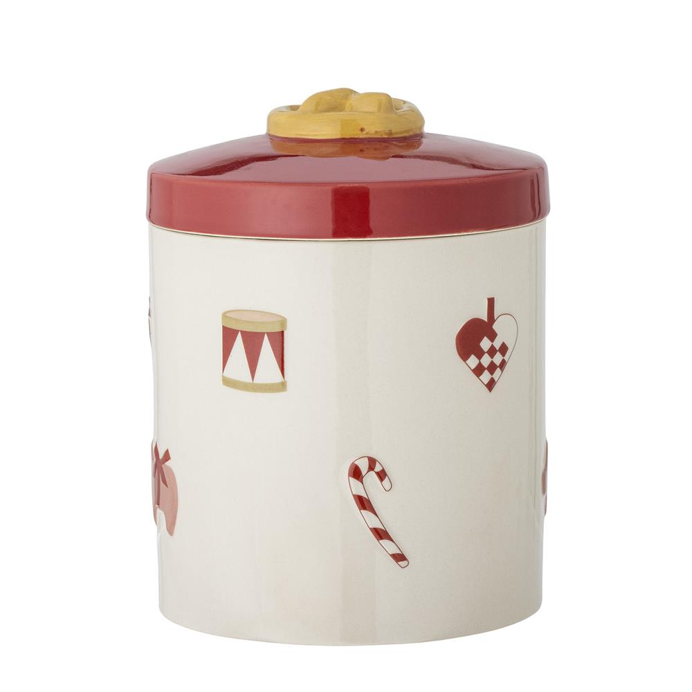 Bloomingville Yule Weihnachtsdose – Keksdose mit nostalgischen Motiven, Weihnachten, dänisches Design